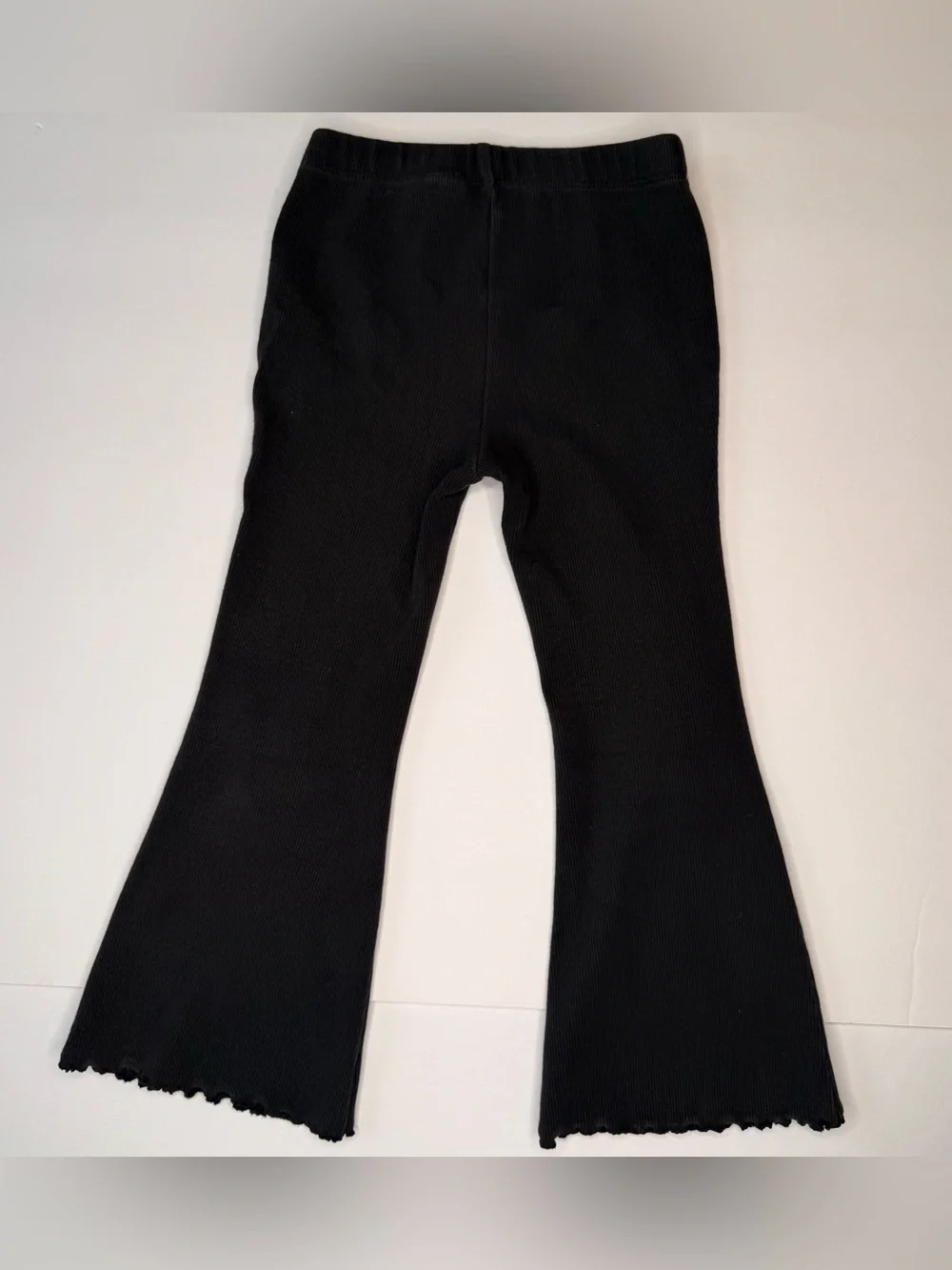 Baby Gap Girls Leggings Size 4T Lot Of 3 Flare Blue Pink Black Ribbed